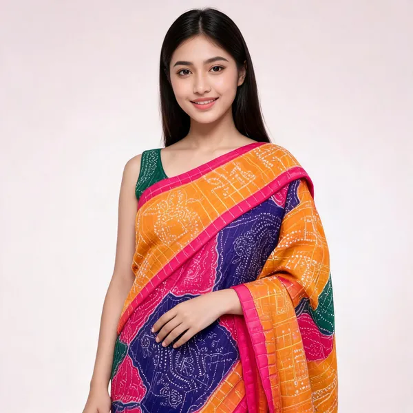 Multicolor_Printed_Saree_for_Women