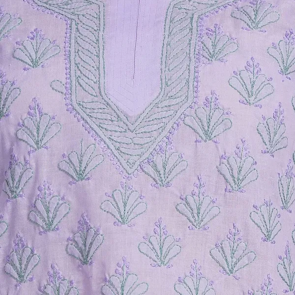 Lavender_Hand_Embroidered_Chikan_Cotton_Top_With_Contrast_Thread_Work