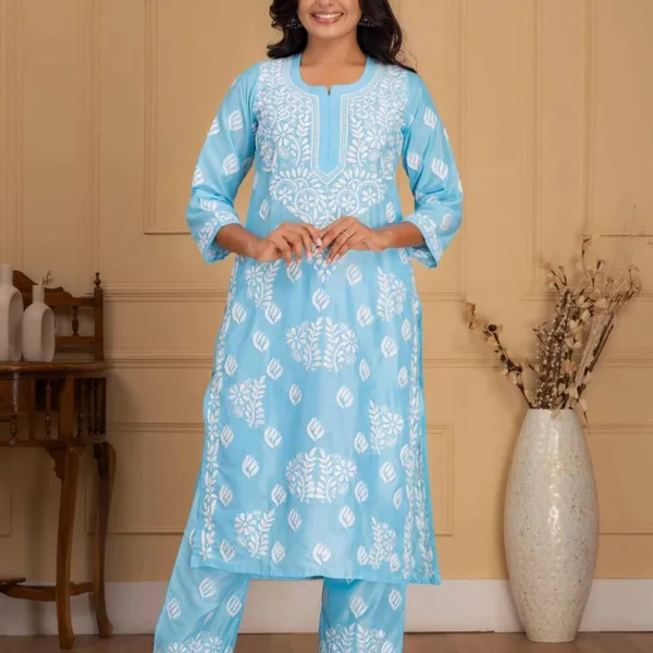Light_Blue_Muslin_Kurti_Set