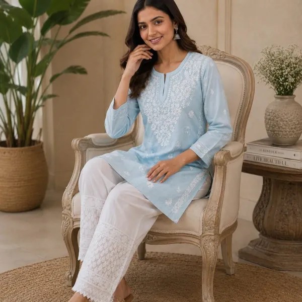 White_Hand_Embroidered_Lucknowi_Chikankari_Palazzo