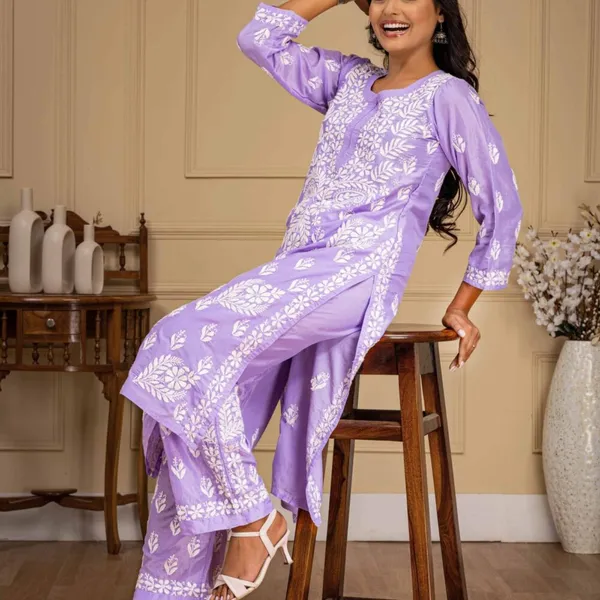 Purple_Muslin_Kurti_Set