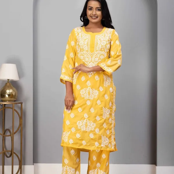 Yellow_Muslin_Kurti_Set