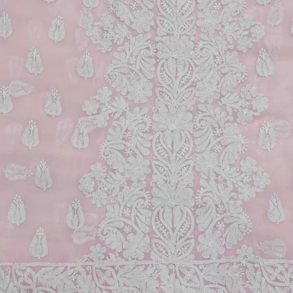 Blush_Pink_Hand_Embroidered_Soft_Chiffon_Unstitched_Garth_Chikankari_Suit_Set_With_Dupatta
