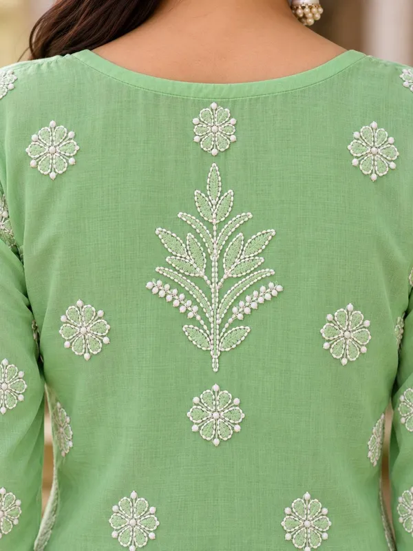 Mint_Green_Voile_Cotton_Kurti