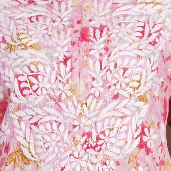 Baby_Pink_Handcrafted_Chikan_Floral_Print_Mul_Cotton_Kurti