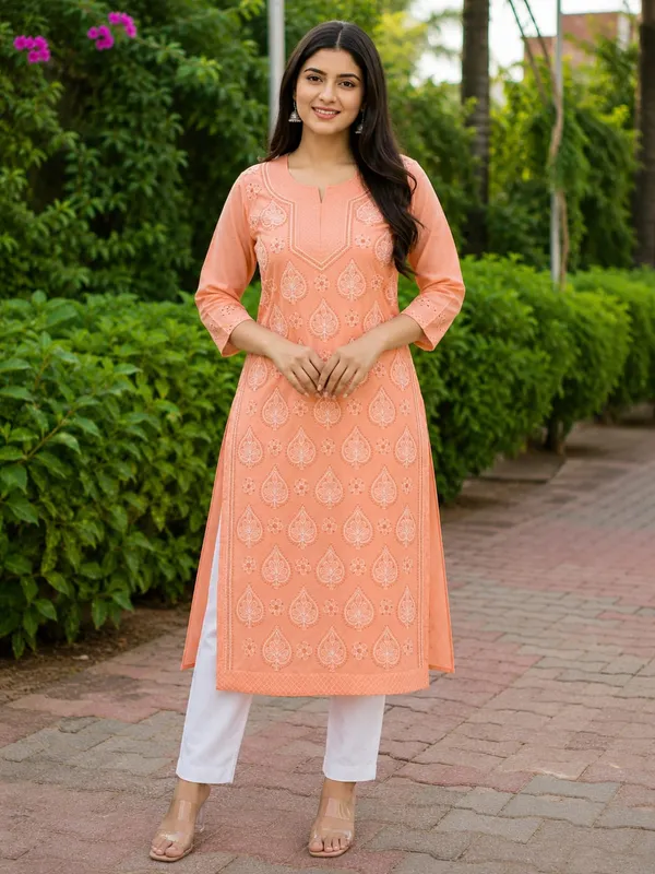 Light_Peach_Voile_Cotton_Kurti