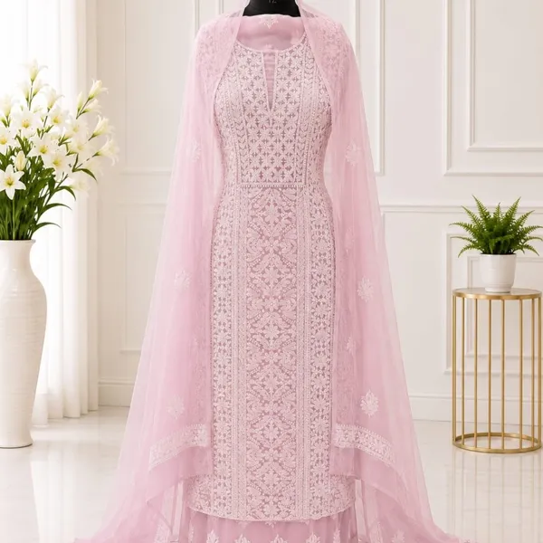 Blush_Pink_Suit_Piece_Chiffon_Jaal_With_Dupatta