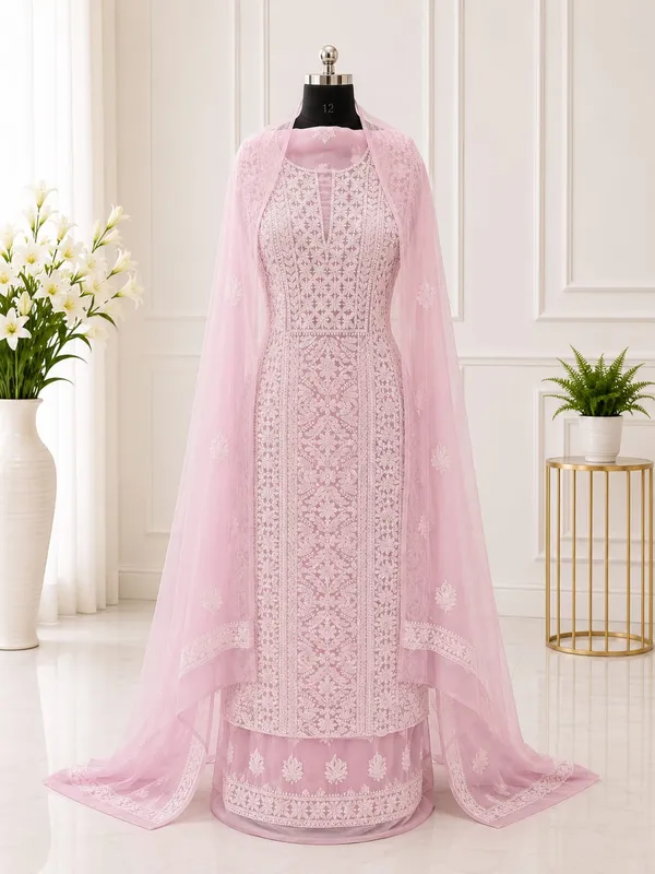 Blush_Pink_Suit_Piece_Chiffon_Jaal_With_Dupatta