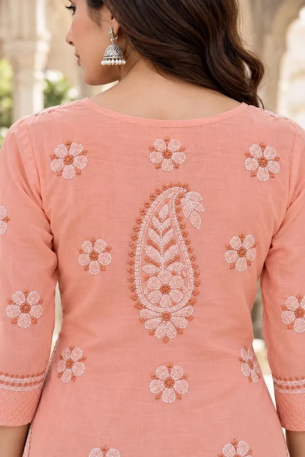 Light_Peach_Voile_Cotton_Kurti