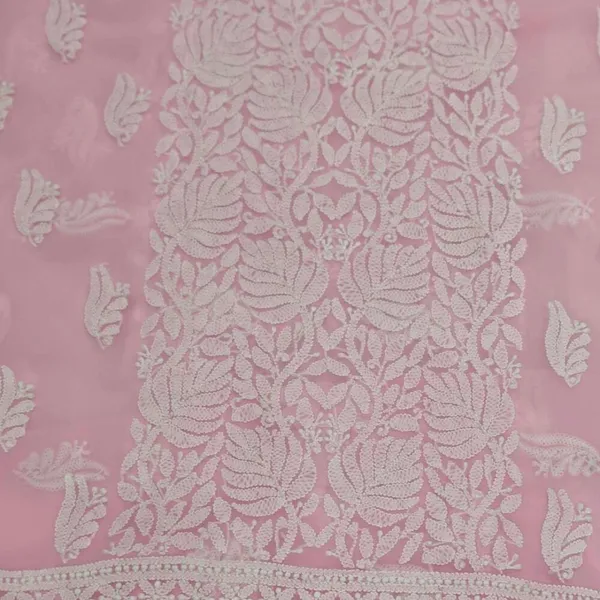 Blush_Pink_Hand_Embroidered_Soft_Chiffon_Unstitched_Leaf_Chikankari_Suit_Set_With_Dupatta