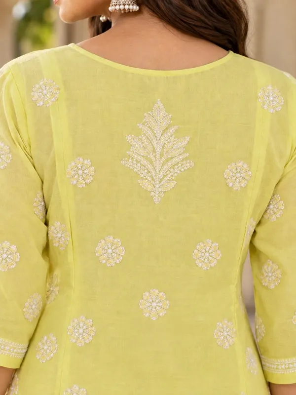 Lemon_Yellow_Voile_Cotton_Kurti