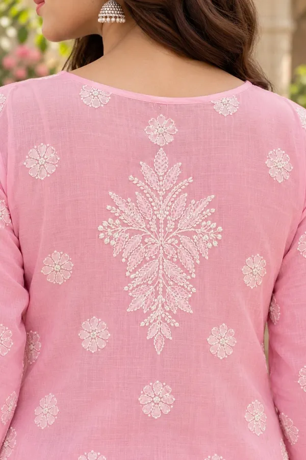 Blush_Pink_Voile_Cotton_Kurti