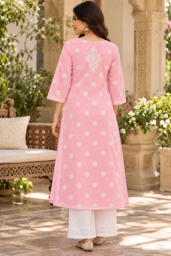 Blush_Pink_Voile_Cotton_Kurti