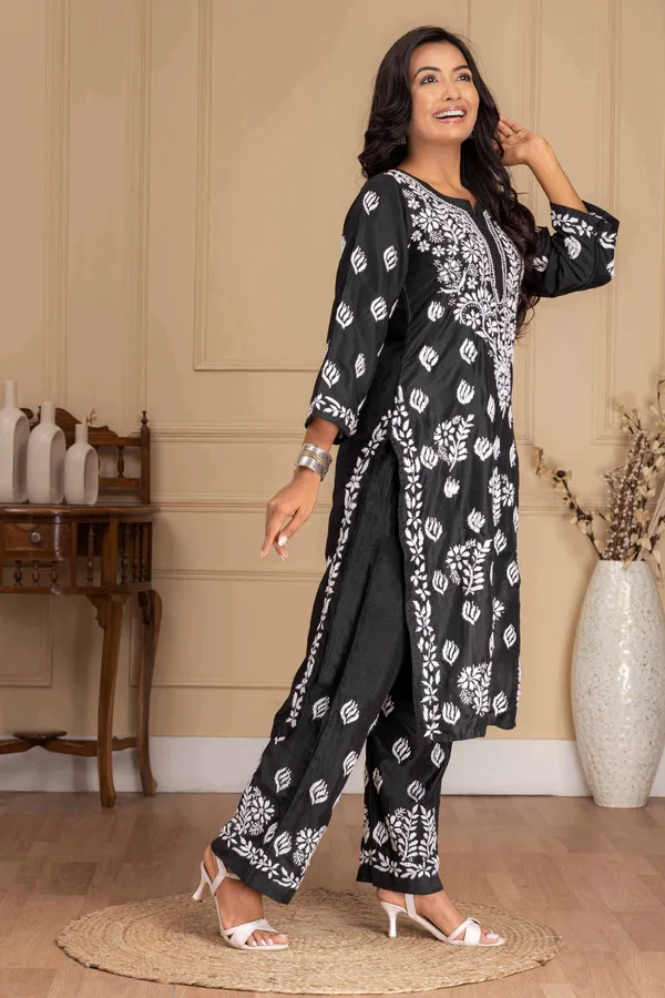 Black_Muslin_Kurti_Set