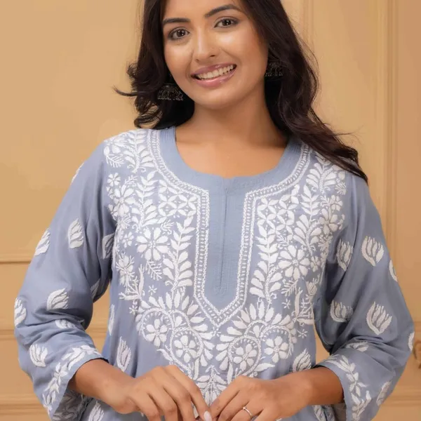 Grey_Muslin_Kurti_Set