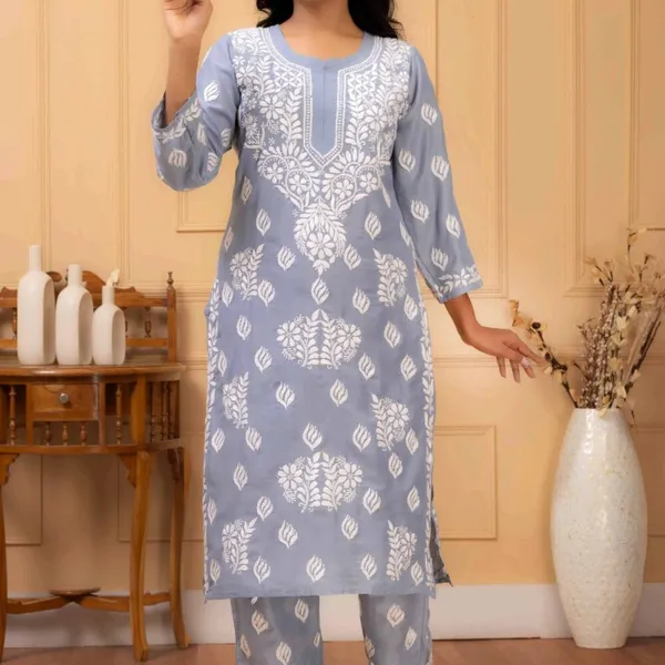 Grey_Muslin_Kurti_Set