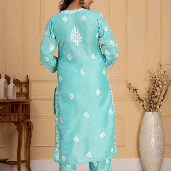 Soft_Teal_Muslin_Kurti_Set