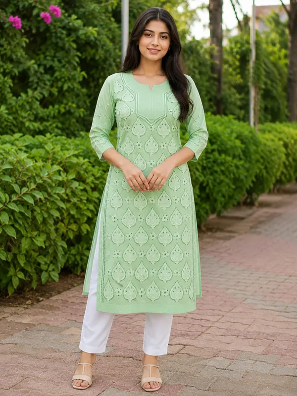 Soft_Mint_Voile_Cotton_Kurti