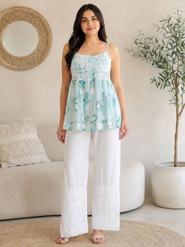 White_Hand_Embroidered_Lucknowi_Chikankari_Palazzo