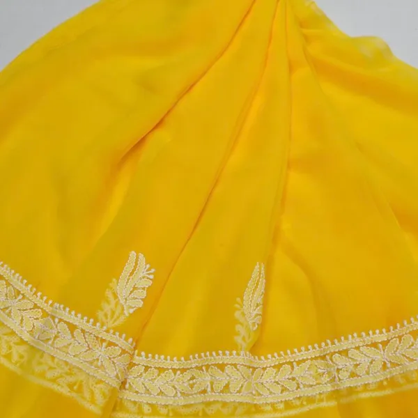 Golden_Yellow_Hand_Embroidered_Soft_Chiffon_Unstitched_Leaf_Chikankari_Suit_Set_With_Dupatta