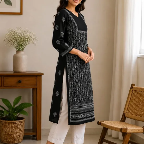 Jet_Black_Kurti_Cotton_Full_Jaal_Work
