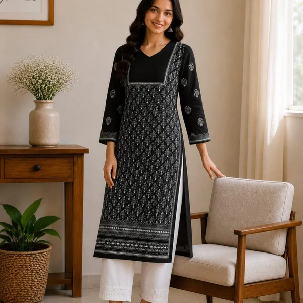 Jet_Black_Kurti_Cotton_Full_Jaal_Work
