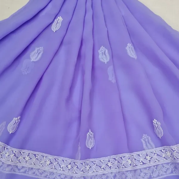 Soft_Lavender_Hand_Embroidered_Soft_Chiffon_Unstitched_Garth_Chikankari_Suit_Set_With_Dupatta