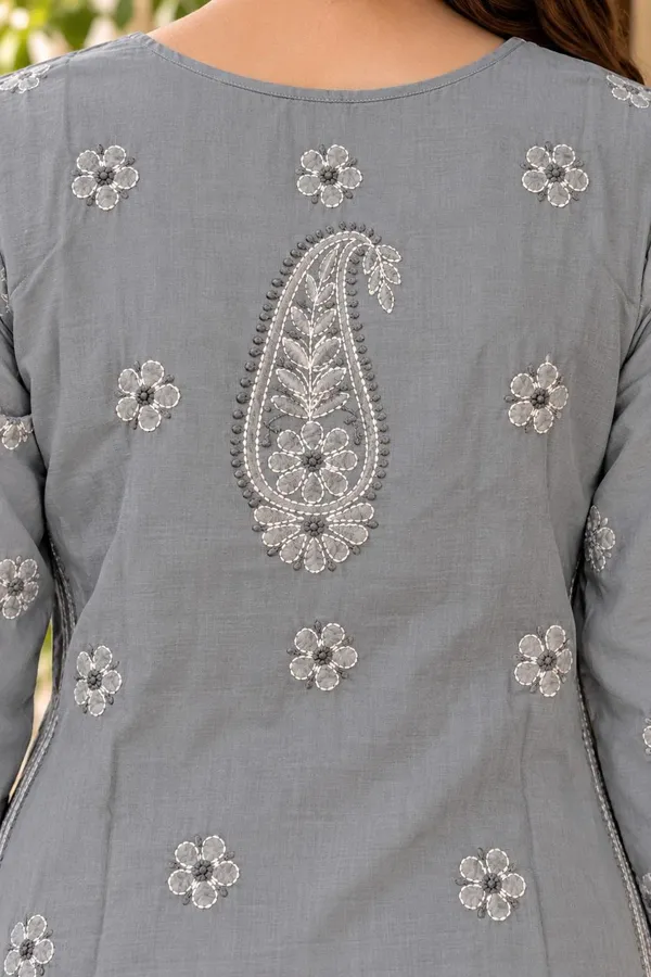 Smoke_Grey_Voile_Cotton_Kurti