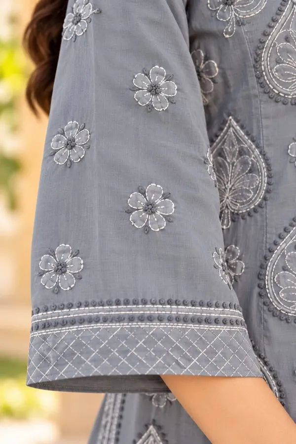 Smoke_Grey_Voile_Cotton_Kurti