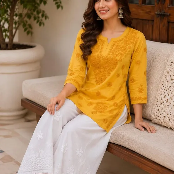 White_Hand_Embroidered_Lucknowi_Chikankari_Sharara