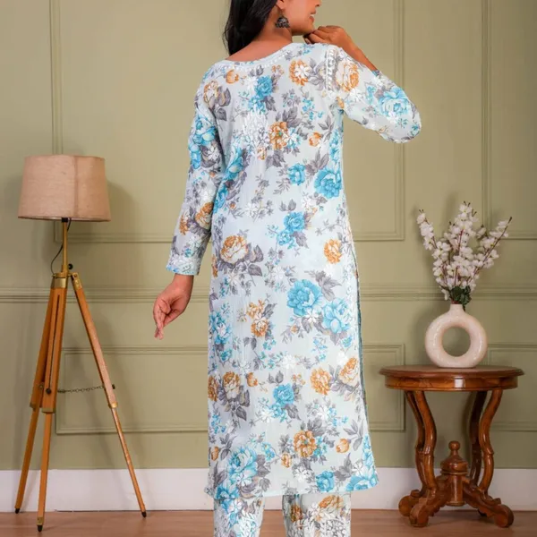 Sky_Blue_Floral_Mul_Cotton_Kurti_Set