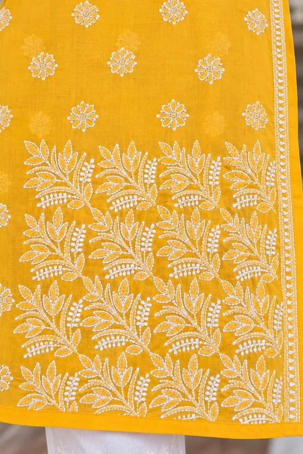 Mustard_Yellow_Voile_Cotton_Kurti