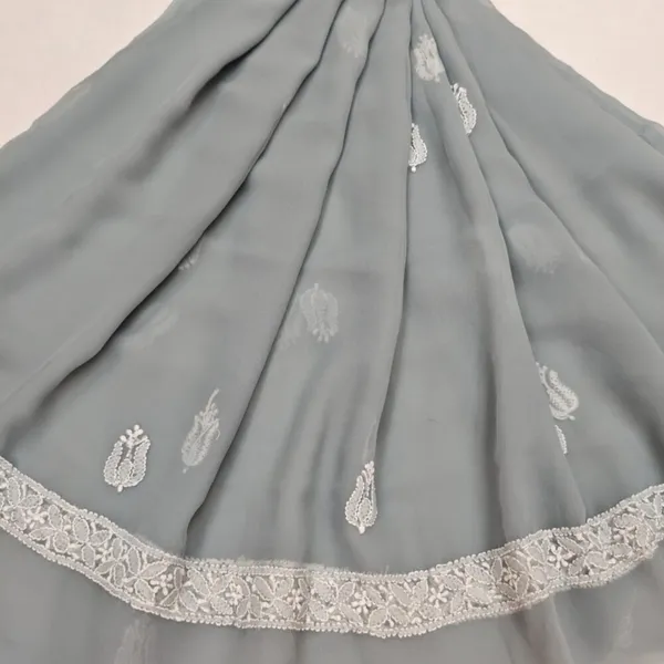 Grey_Hand_Embroidered_Soft_Chiffon_Unstitched_Garth_Chikankari_Suit_Set_With_Dupatta