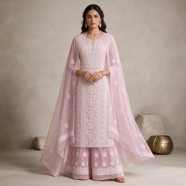 Blush_Pink_Suit_Piece_Chiffon_Jaal_With_Dupatta