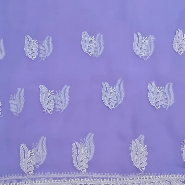 Lavender_Hand_Embroidered_Soft_Chiffon_Unstitched_Leaf_Chikankari_Suit_Set_With_Dupatta