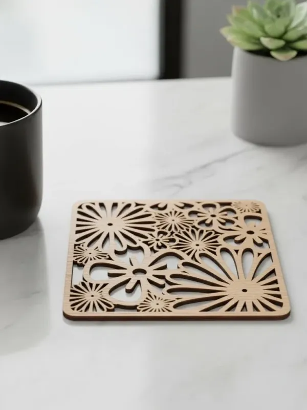 Premium_4_Inch_Laser_Cut_Floral_Wooden_Coaster_Set_Set_Of_4_Light_Wood_Mfc_Finish_Heat_Resistant_Drink_Coasters_For_Home_Office_Gifting