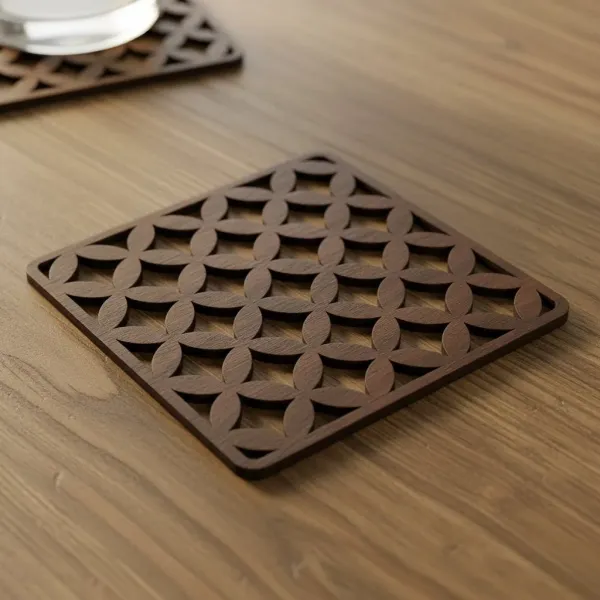 Flower_Of_Life_Pattern_Wood_Coaster_Set_4_Pc_Square_Laser_Cut_Non_Slip_Coasters_For_Coffee_Table
