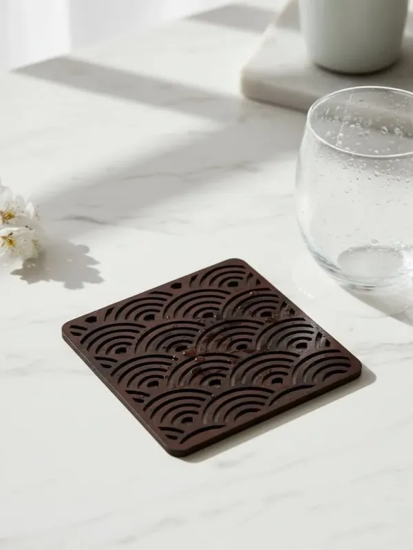 Premium_4_Inch_Laser_Cut_Wooden_Coaster_Set_Set_Of_4_Modern_Wave_Pattern_Elegant_Table_Protection_For_Home_Office