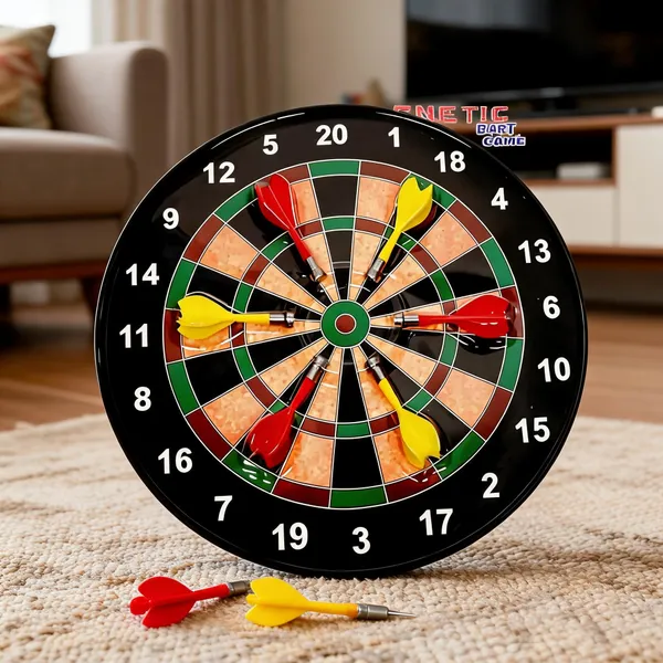 Playcraft_Multicolor_Plastic_Kids_Dart_Board_Game_With_Darts