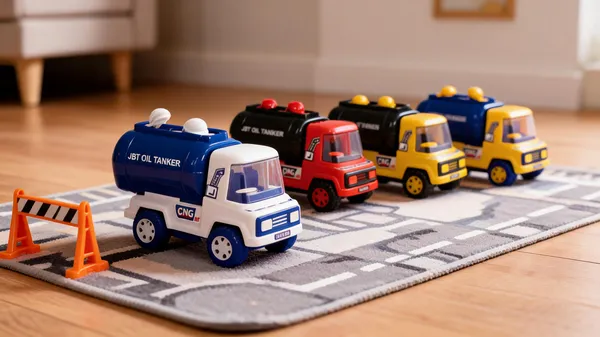 Playcraft_Multicolor_Plastic_Construction_And_Oil_Tanker_Toy_Trucks