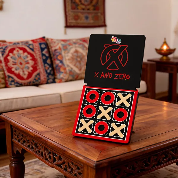 Playcraft_Wooden_Tic_Tac_Toe_X_And_Zero_Board_Game_With_Case