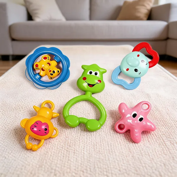 Playcraft_Multicolor_Plastic_Baby_Rattle_Toy_Set_Pack_Of_5