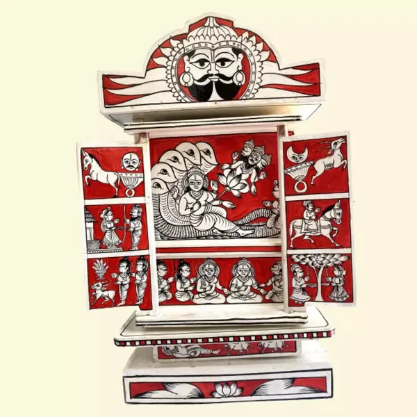 Rajasthani_Kaavad_Art_Large_Red_Color