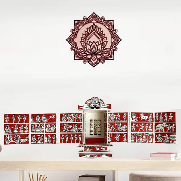 Rajasthani_Kaavad_Art_Large_Red_Color