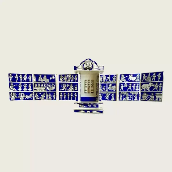 Rajasthani_Kaavad_Art_Large_Blue_Color