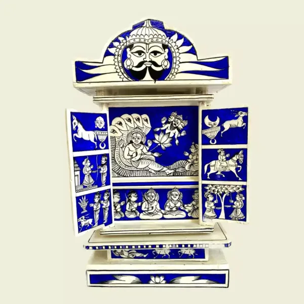 Rajasthani_Kaavad_Art_Large_Blue_Color