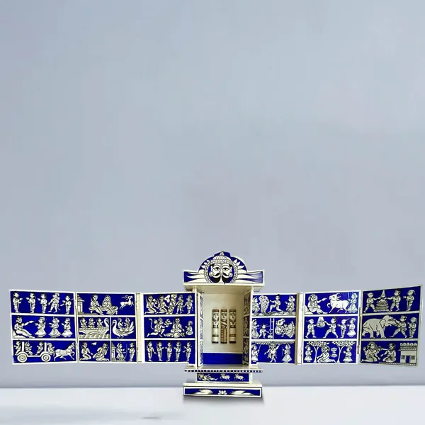 Rajasthani_Kaavad_Art_Large_Blue_Color