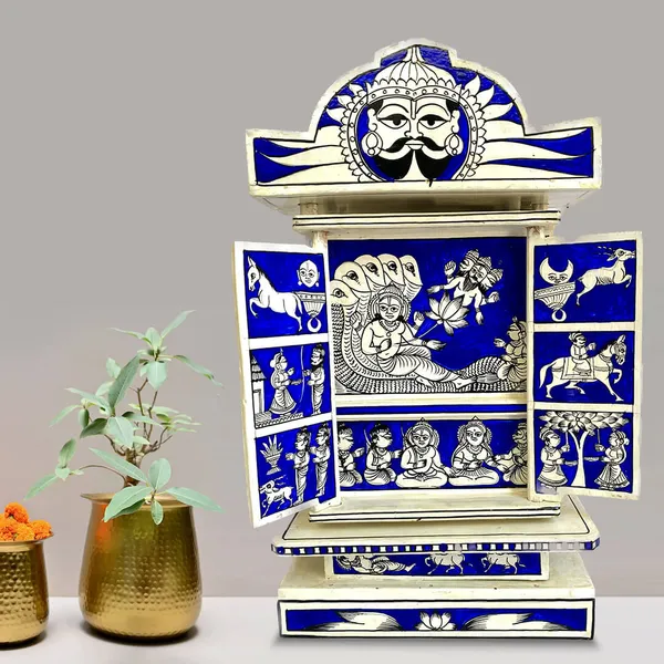 Rajasthani_Kaavad_Art_Large_Blue_Color