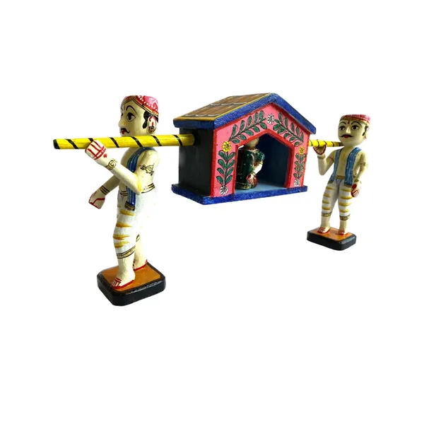 Handpainted_Wooden_Palanquin_Palki_From_Bassi_Chittorgarh