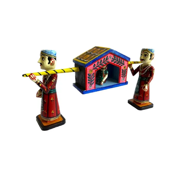 Handpainted_Wooden_Palanquin_Palki_From_Bassi_Chittorgarh